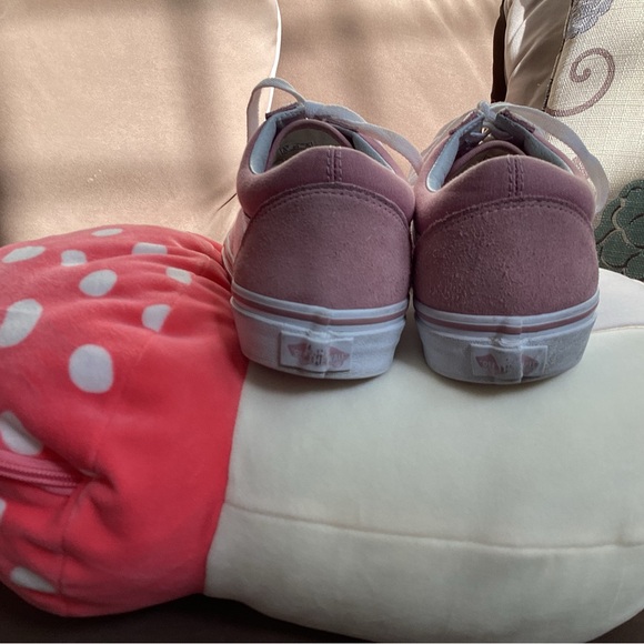 Vans Pink Old Skool Skater Shoes - Picture 4 of 8
